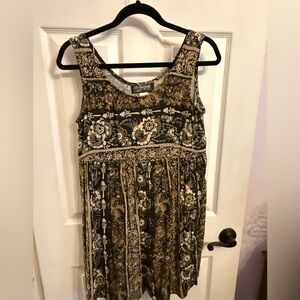 All That Jazz Batik style sleeveless dress. Size 7/8